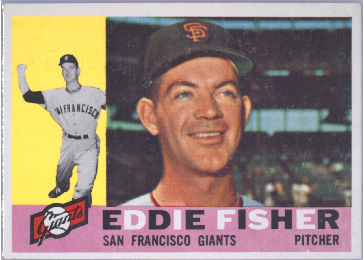 1960 Topps #23 Eddie Fisher, San Francisco Giants