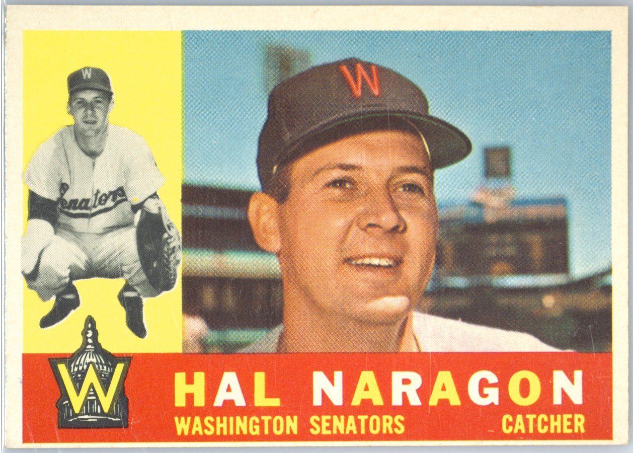 1960 Topps #231 Hal Naragon, Washington Senators