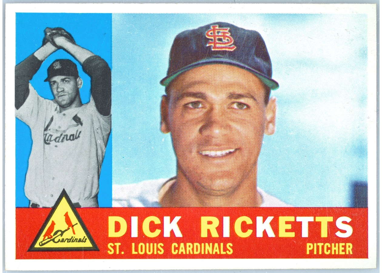 1960 Topps #236 Dick Ricketts, St. Louis Cardinals