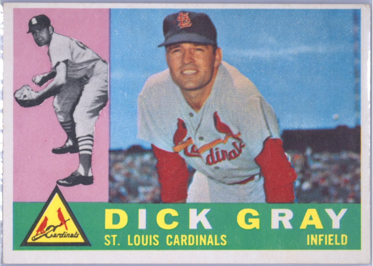 1960 Topps #24 Dick Gray, St. Louis Cardinals