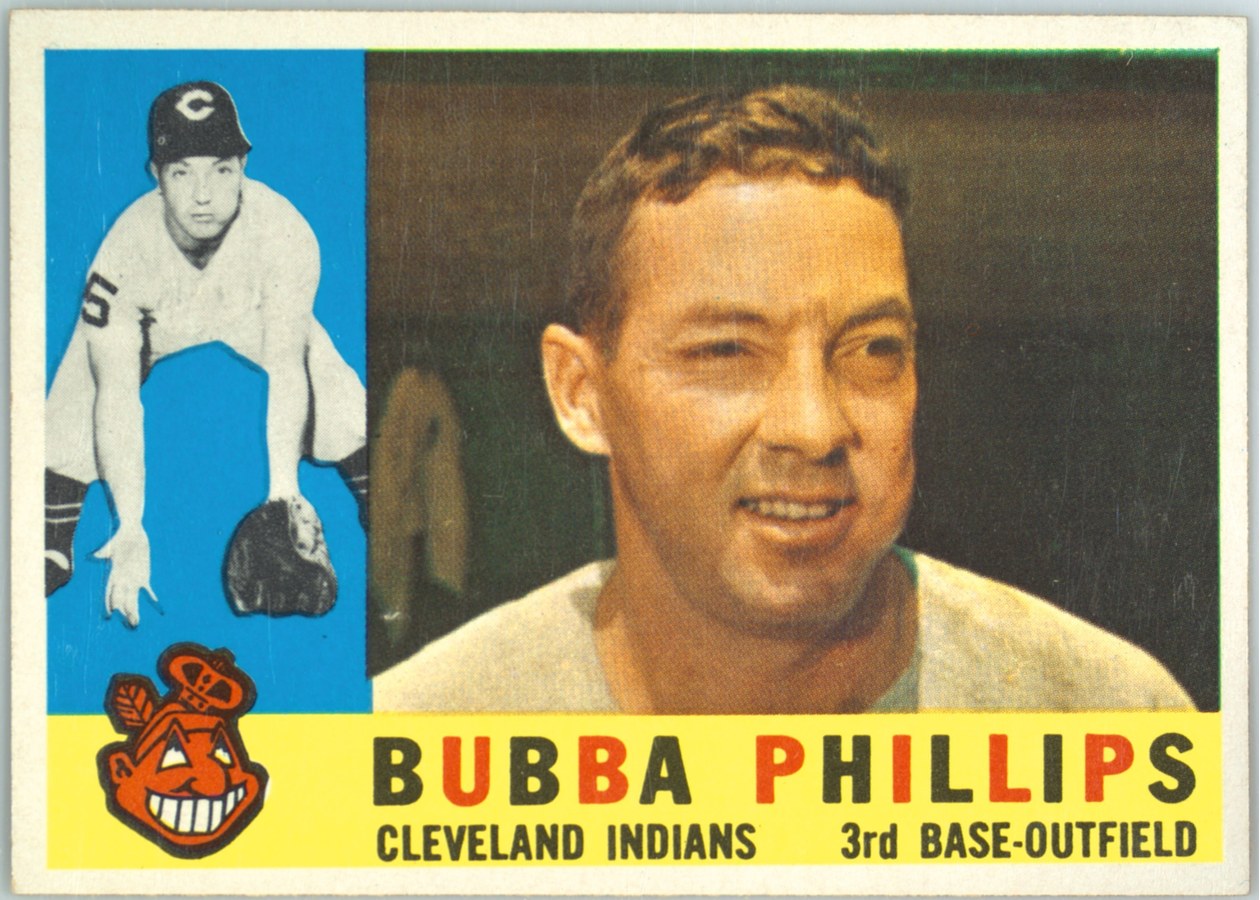 1960 Topps #243 Bubba Phillips, Cleveland Indians