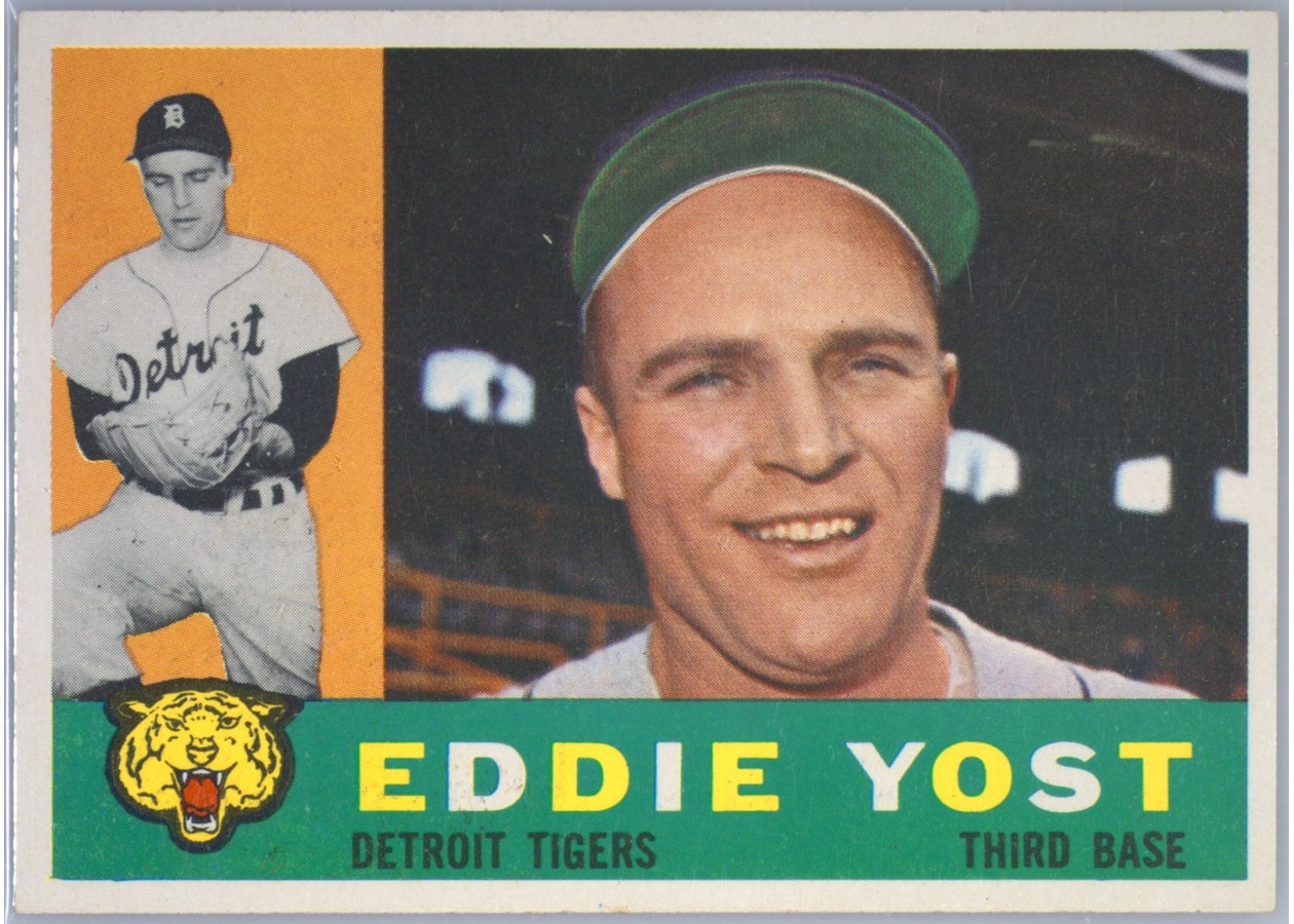 1960 Topps #245 Eddie Yost, Detroit Tigers