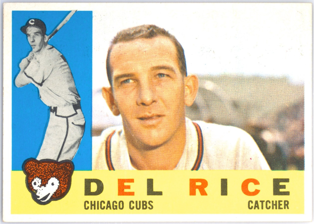 1960 Topps #248 Del Rice, Chicago Cubs