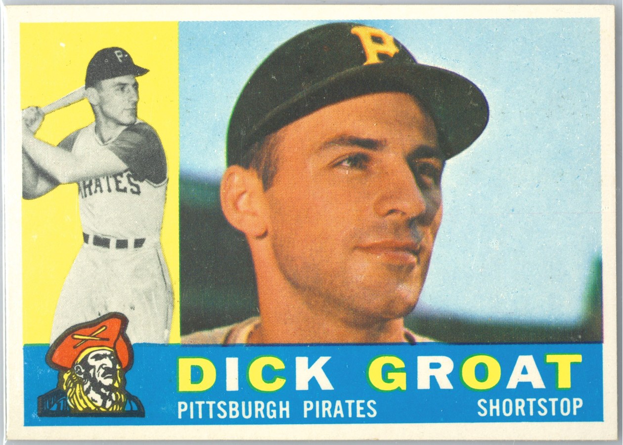 1960 Topps #258 Dick Groat, Pittsburgh Pirates