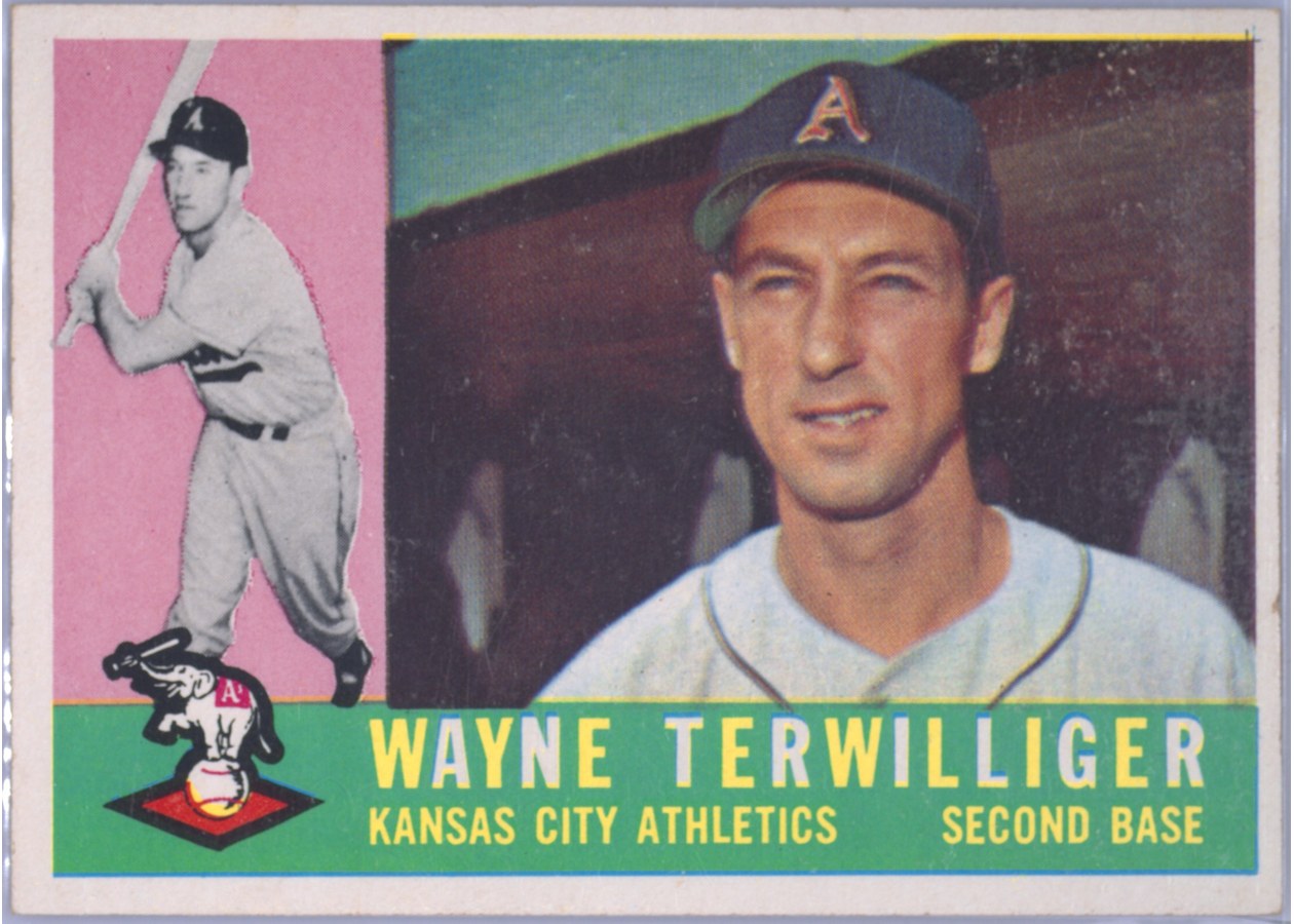 1960 Topps #26 Wayne Terwilliger, Kansas City Athletics
