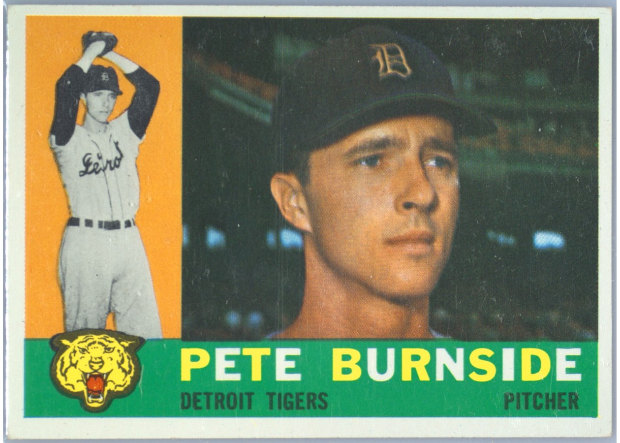 1960 Topps #261 Pete Burnside, Detroit Tigers