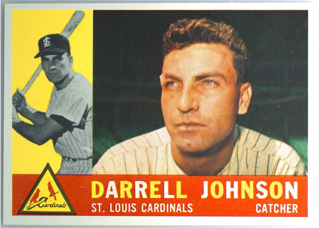 1960 Topps #263 Darrell Johnson, St. Louis Cardinals