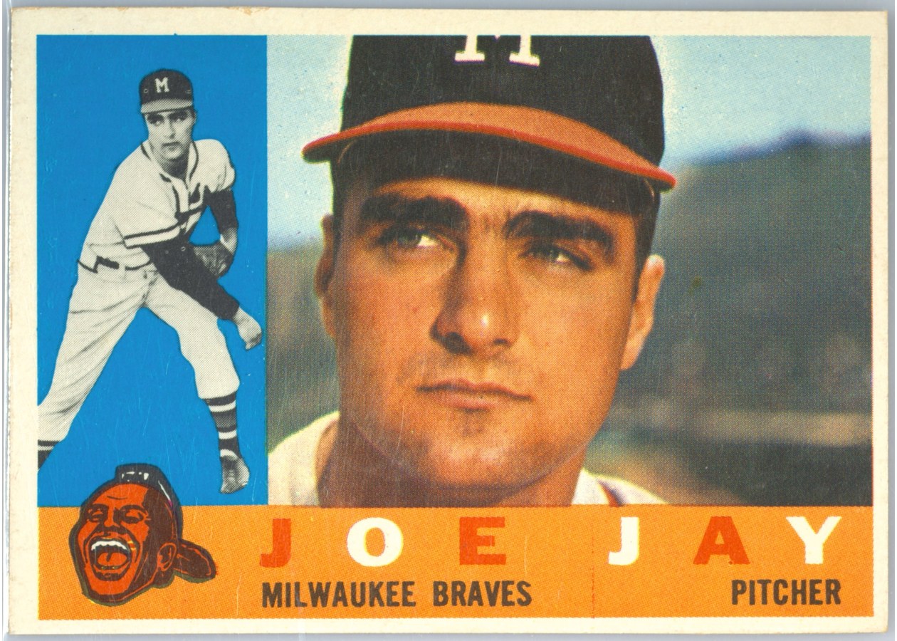 1960 Topps #266 Joe Jay, Milwaukee Braves