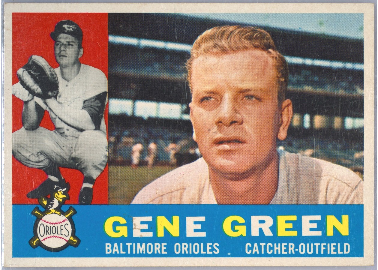 1960 Topps #269 Gene Green, Baltimore Orioles