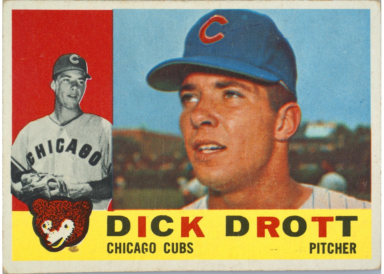 1960 Topps #27 Dick Drott, Chicago Cubs