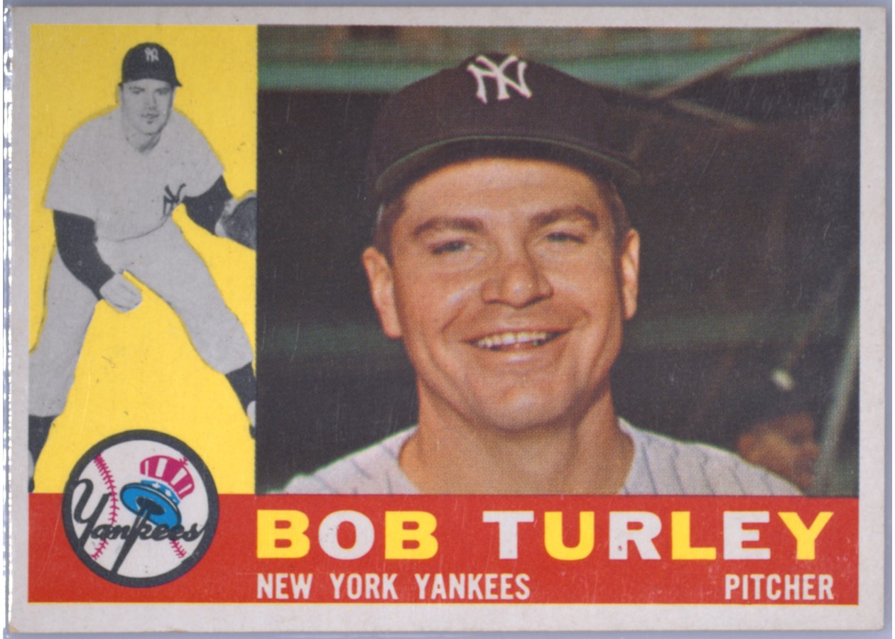 1960 Topps #270 Bob Turley, New York Yankees