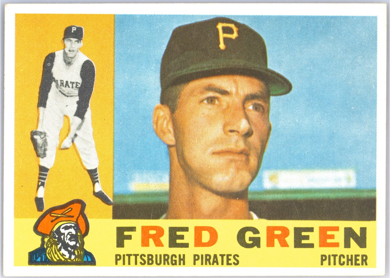 1960 Topps #272 Fred Green, Pittsburgh Pirates