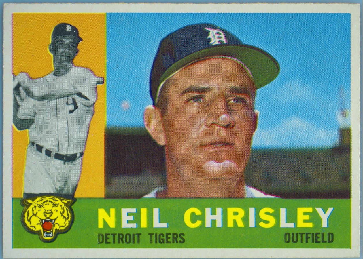 1960 Topps #273 Neil Chrisley, Detroit Tigers
