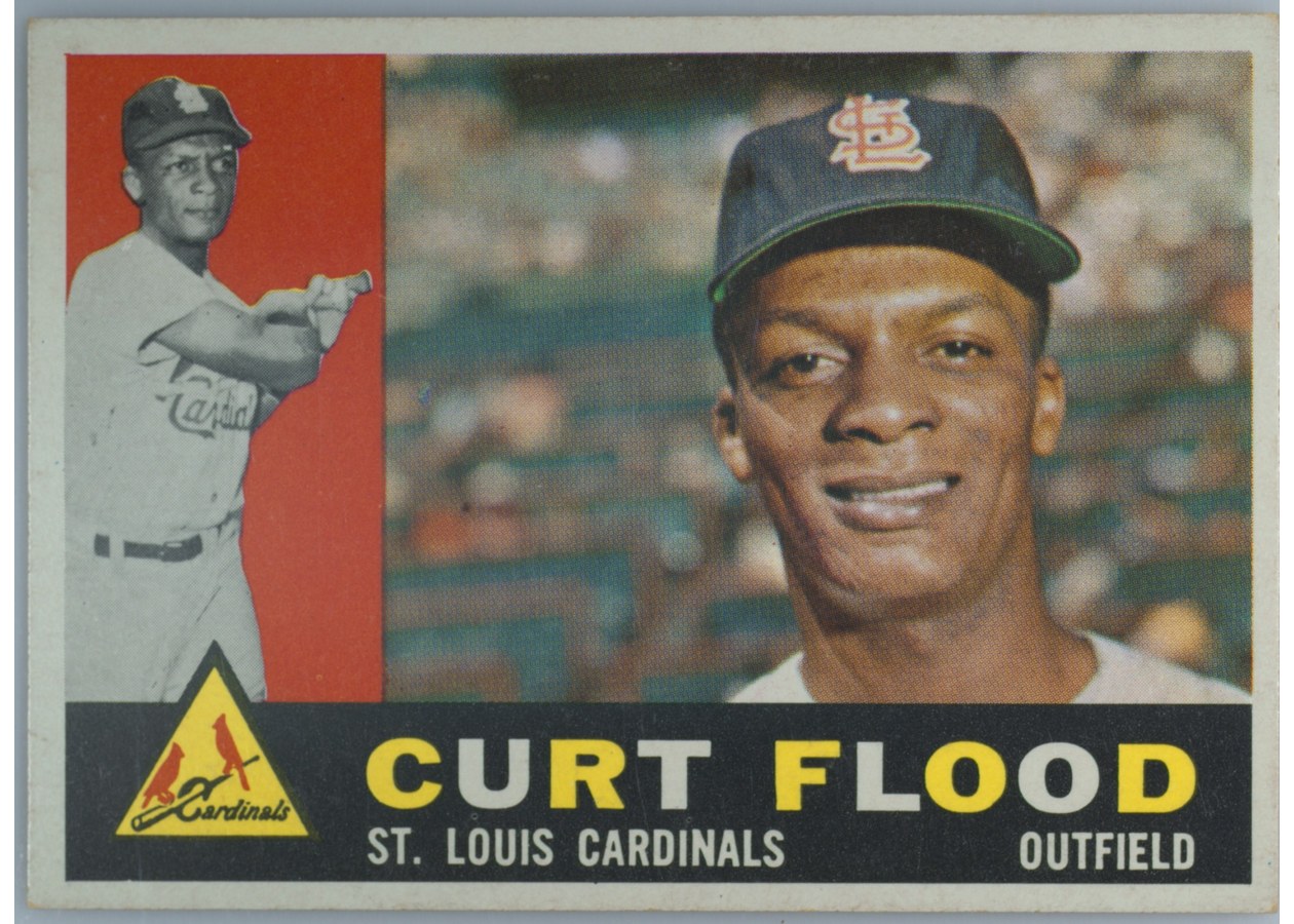1960 Topps #275 Curt Flood, St. Louis Cardinals
