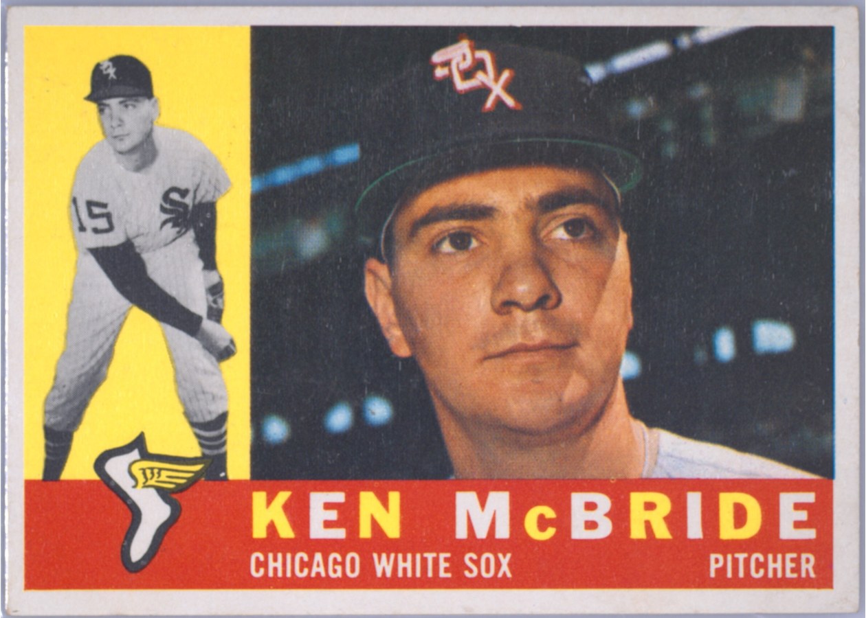 1960 Topps #276 Ken McBride, Chicago White Sox