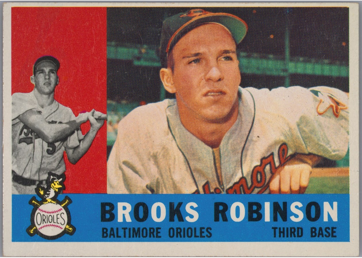 1960 Topps #28 Brooks Robinson, Baltimore Orioles