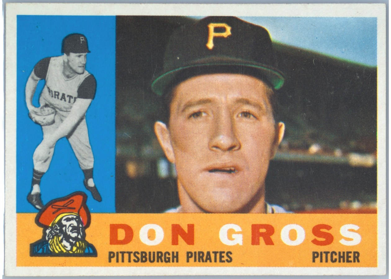1960 Topps #284 Don Gross, Pittsburgh Pirates