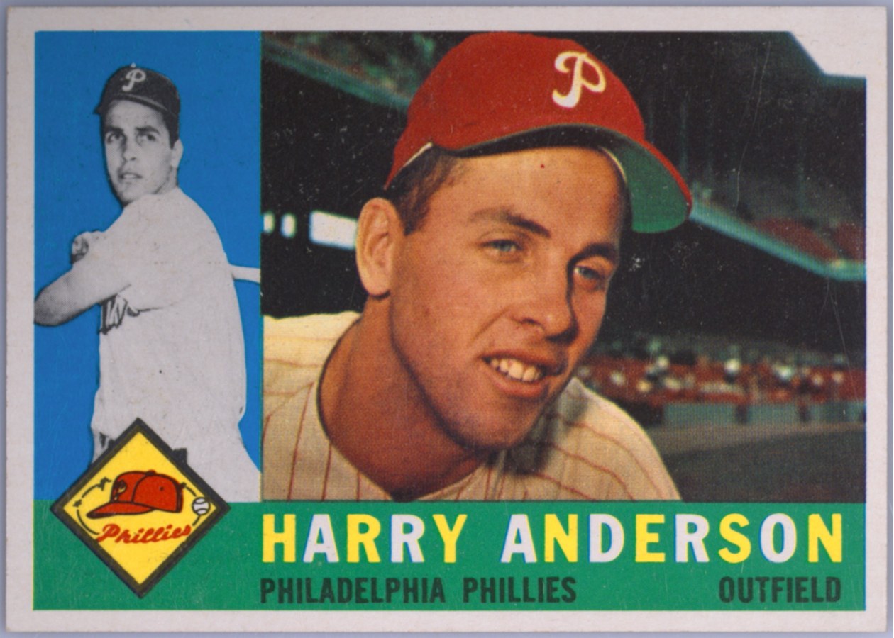 1960 Topps #285 Harry Anderson, Philadelphia Phillies