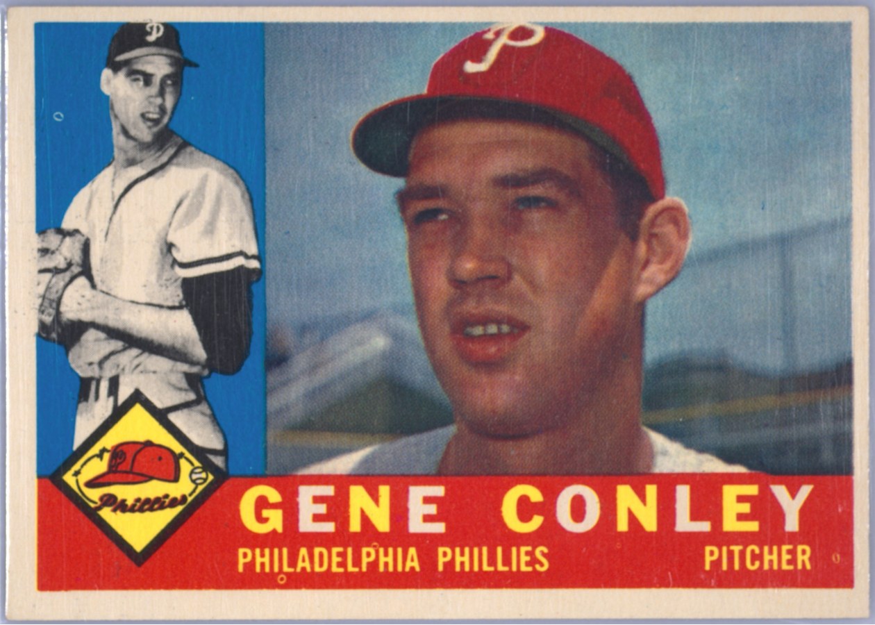 1960 Topps #293 Gene Conley, Philadelphia Phillies