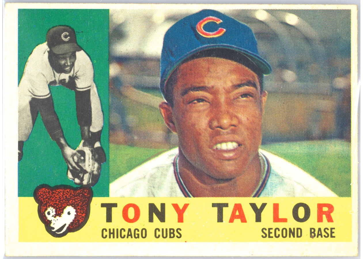 1960 Topps #294 Tony Taylor, Chicago Cubs