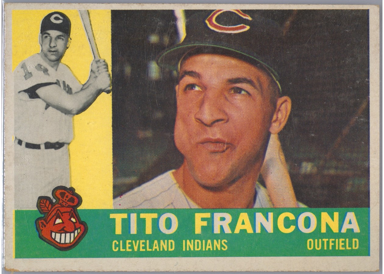 1960 Topps #30 Tito Francona, Cleveland Indians