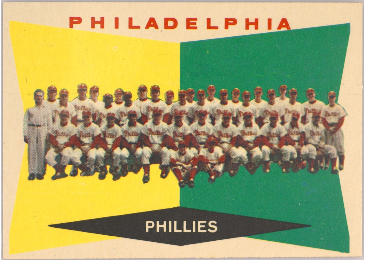 1960 Topps #302 Philadelphia Phillies