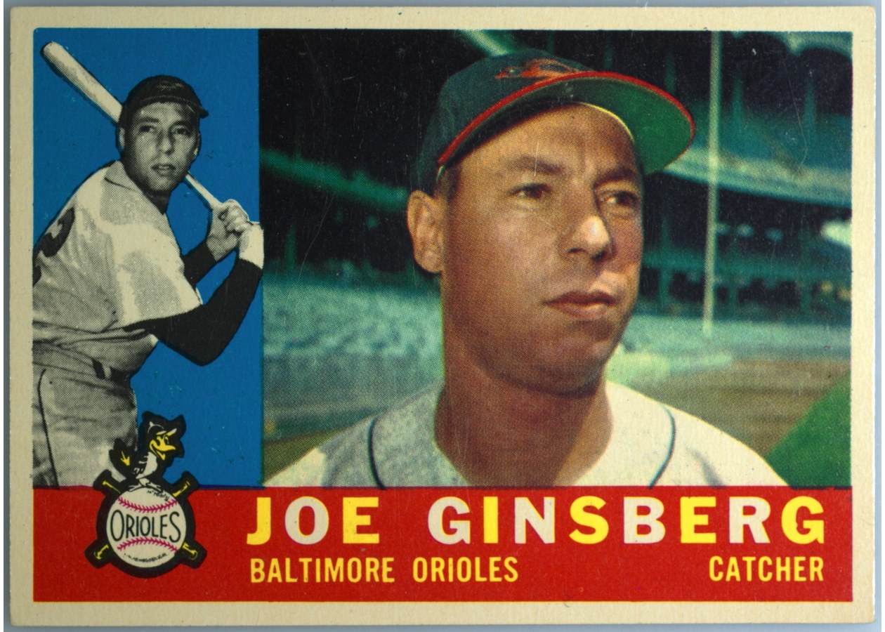 1960 Topps #304 Joe Ginsberg, Baltimore Orioles
