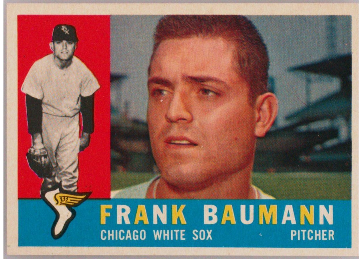 1960 Topps #306 Frank Baumann, Chicago White Sox