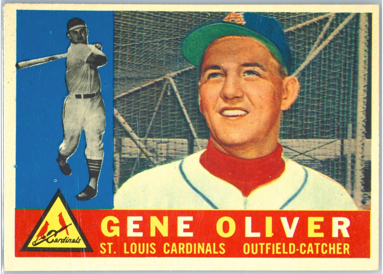 1960 Topps #307 Gene Oliver, St. Louis Cardinals