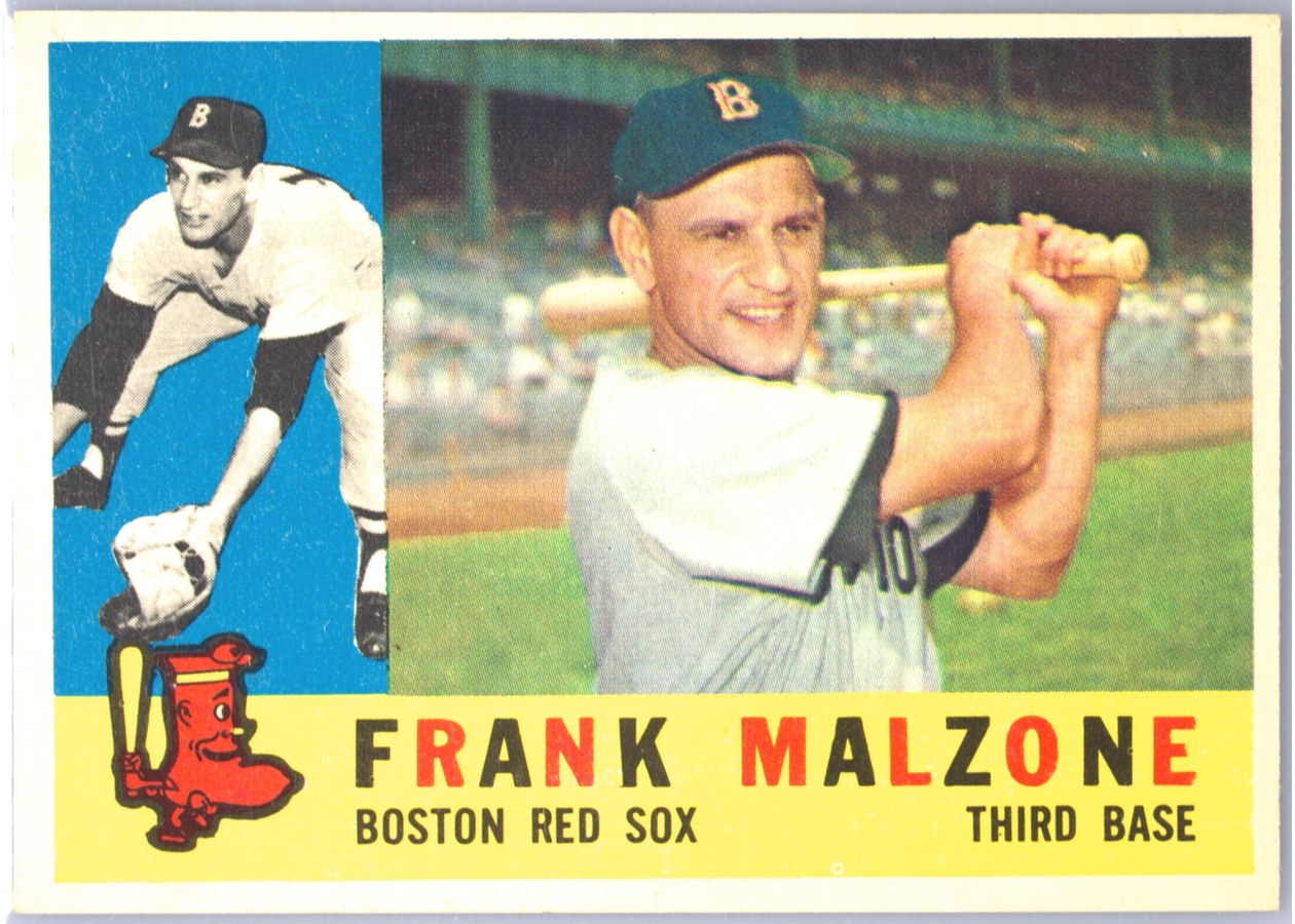 1960 Topps #310 Frank Malzone, Boston Red Sox