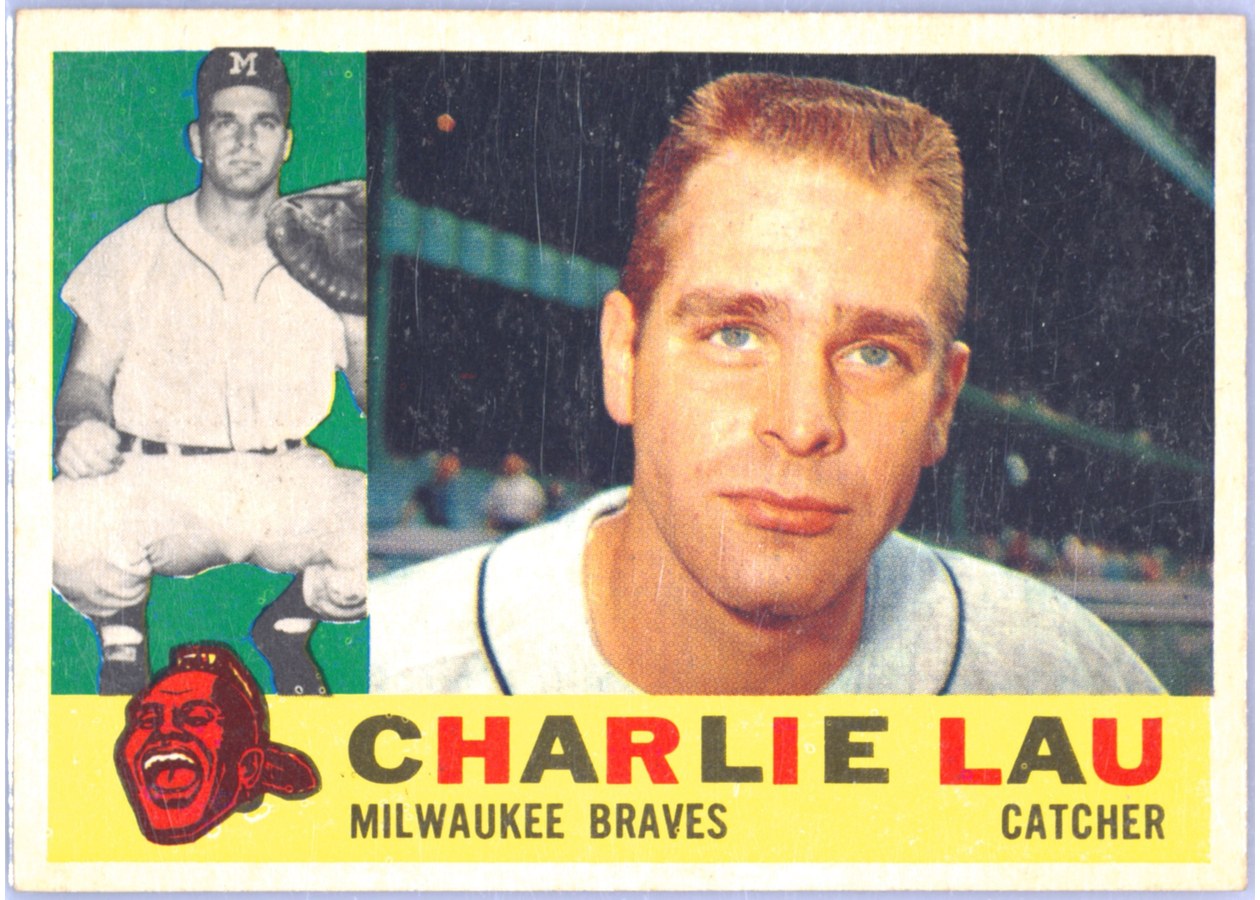 1960 Topps #312 Charlie Lau, Milwaukee Braves