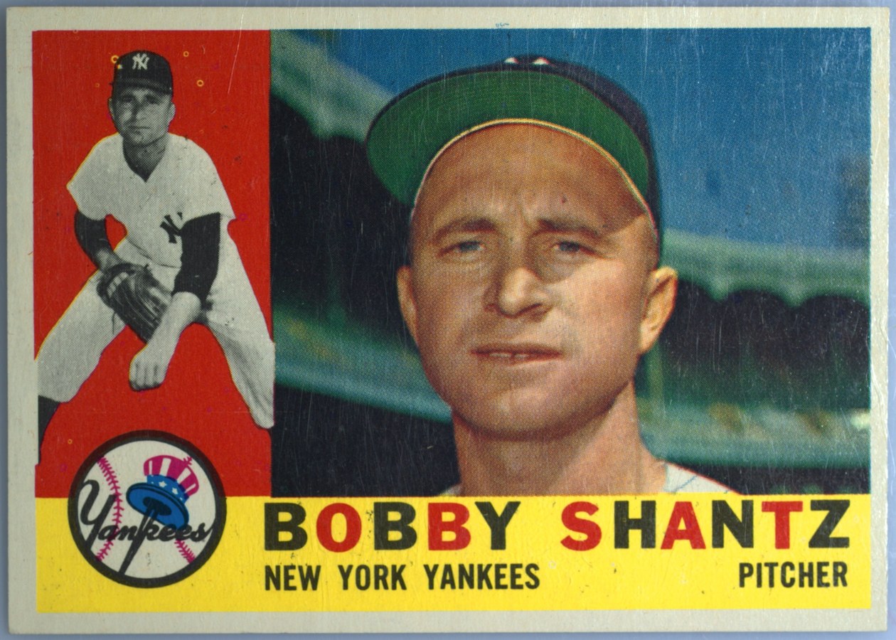 1960 Topps #315 Bobby Shantz, New York Yankees