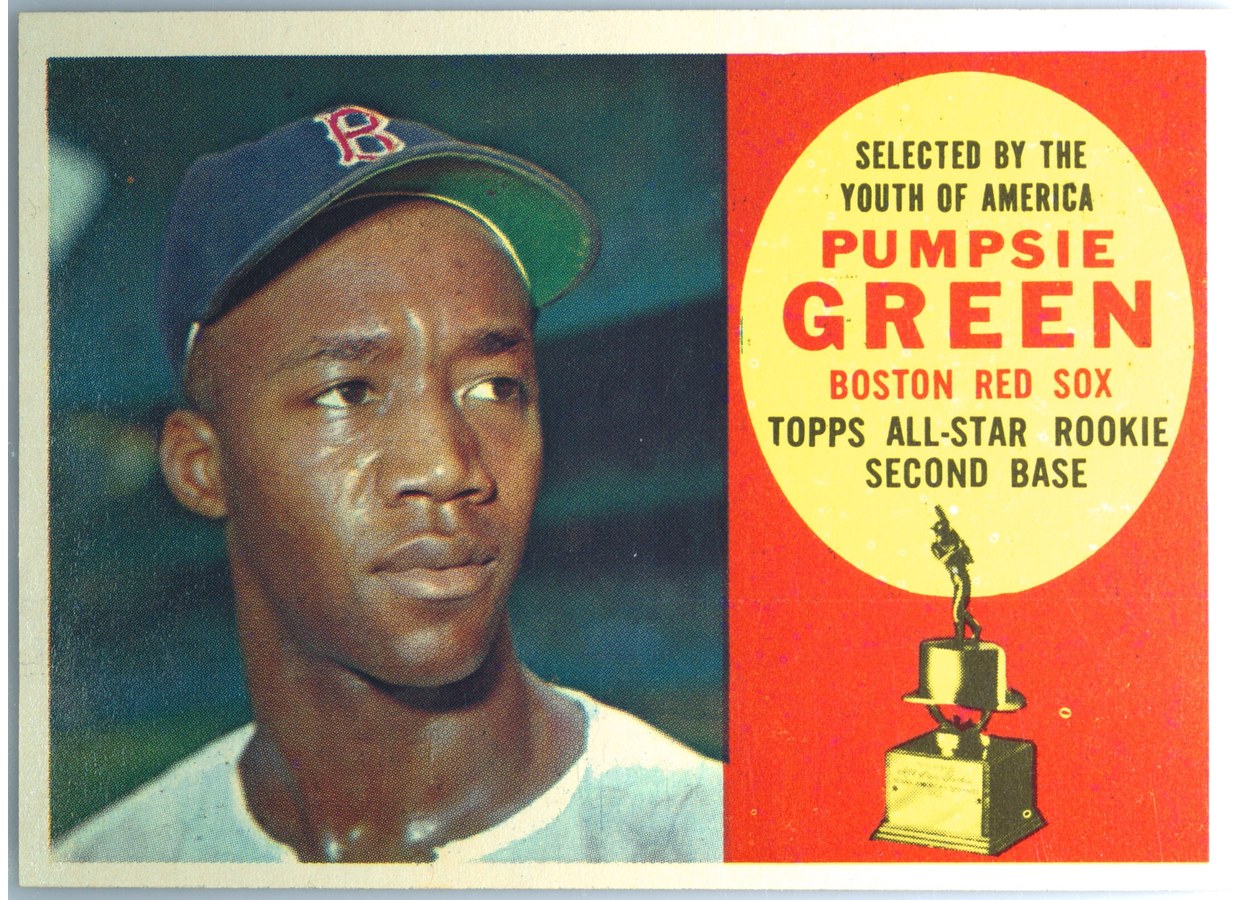 1960 Topps #317 Pumpsie Green, Boston Red Sox