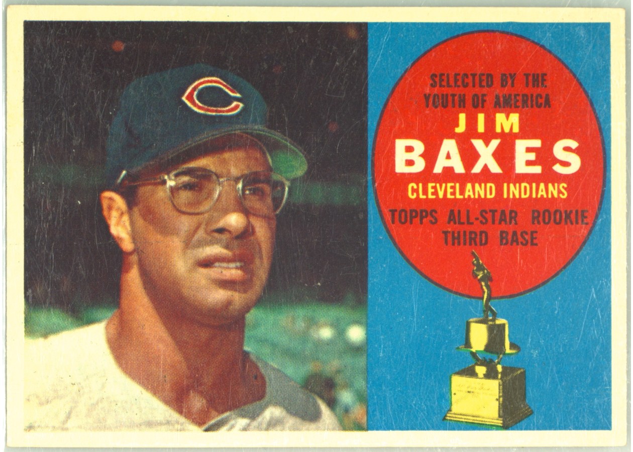 1960 Topps #318 Jim Baxes, Cleveland Indians