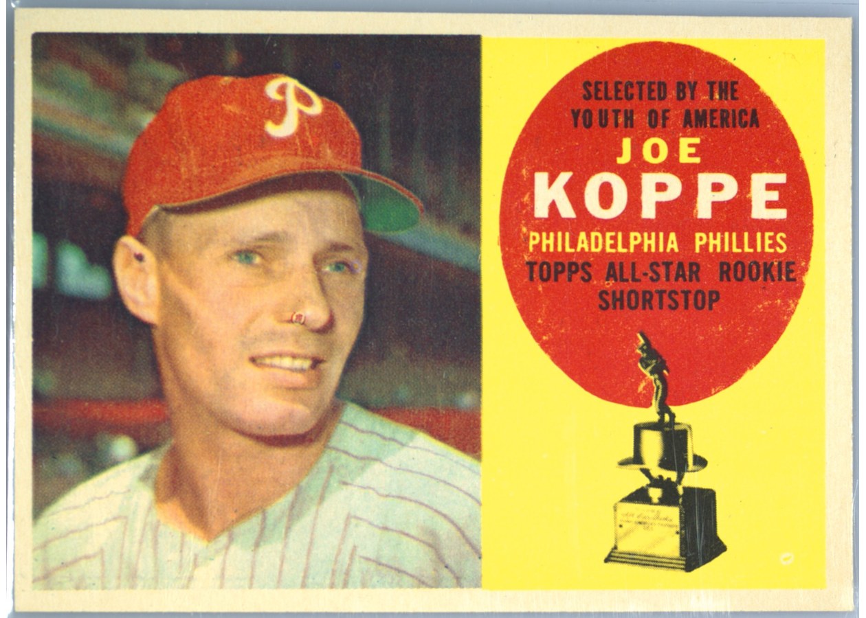 1960 Topps #319 Joe Koppe, Philadelphia Phillies