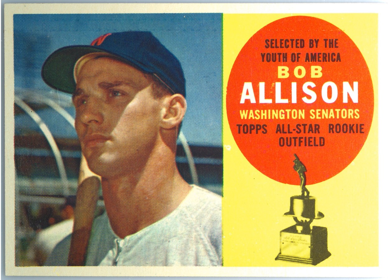 1960 Topps #320 Bob Allison, Washington Senators