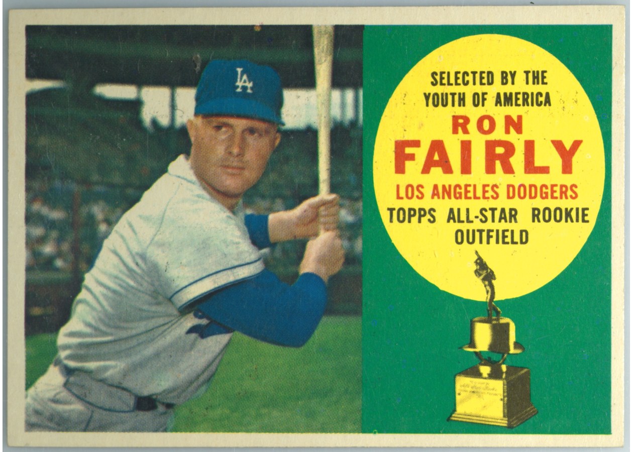 1960 Topps #321 Ron Fairly, Los Angeles Dodgers