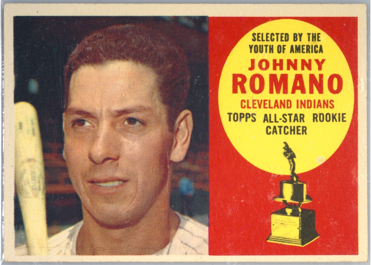 1960 Topps #323 Johnny Romano, Cleveland Indians