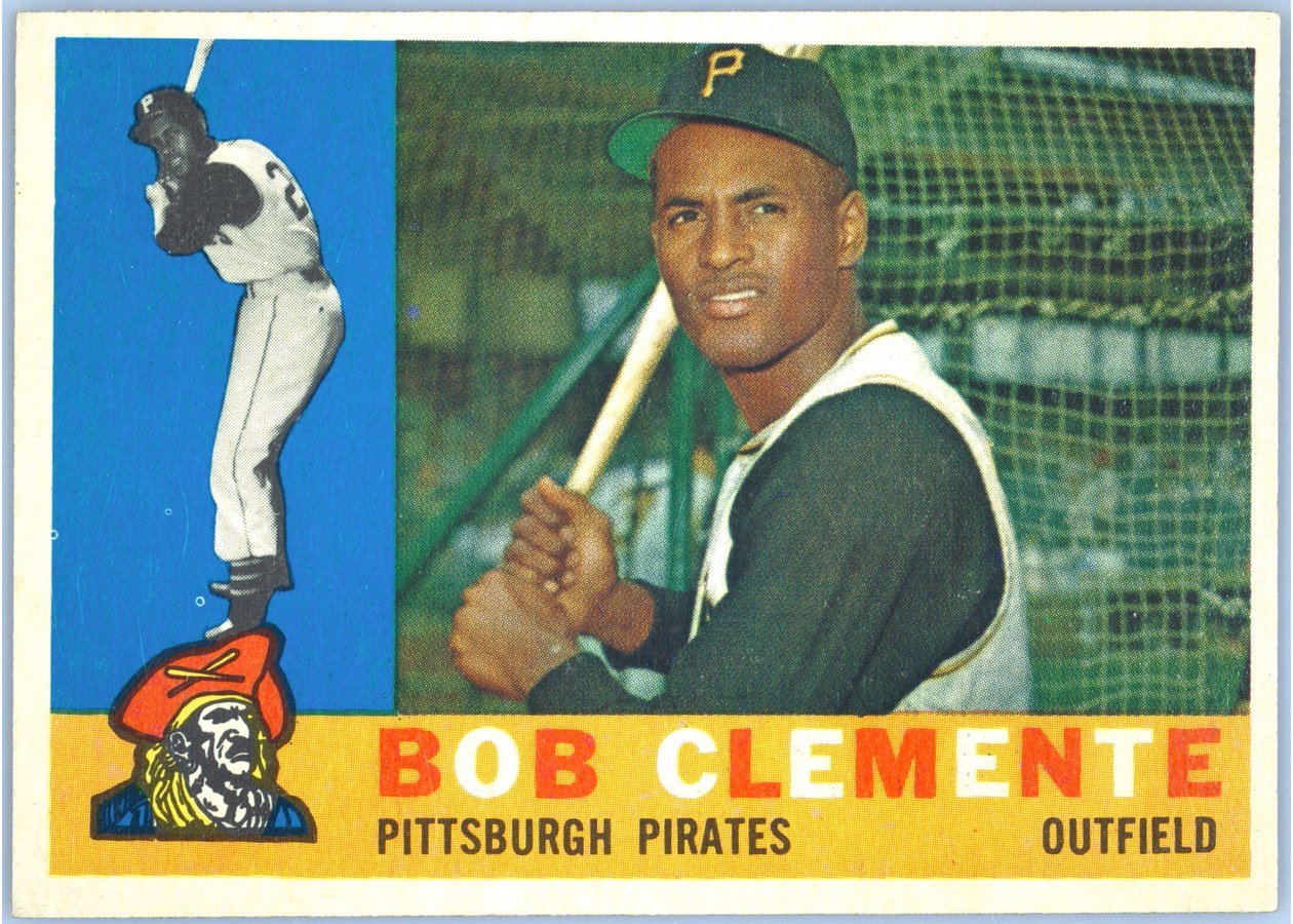 1960 Topps #326 Bob Clemente, Pittsburgh Pirates