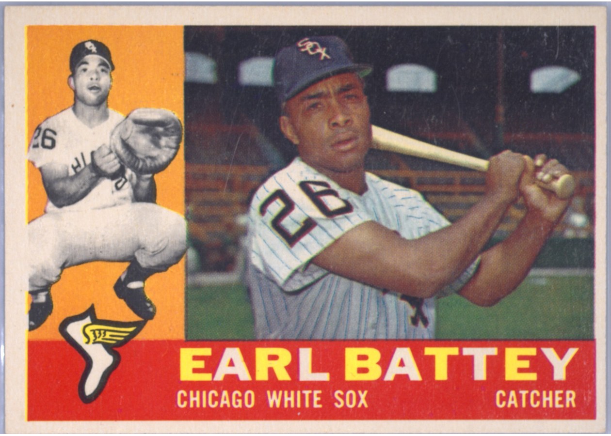 1960 Topps #328 Earl Battey, Chicago White Sox