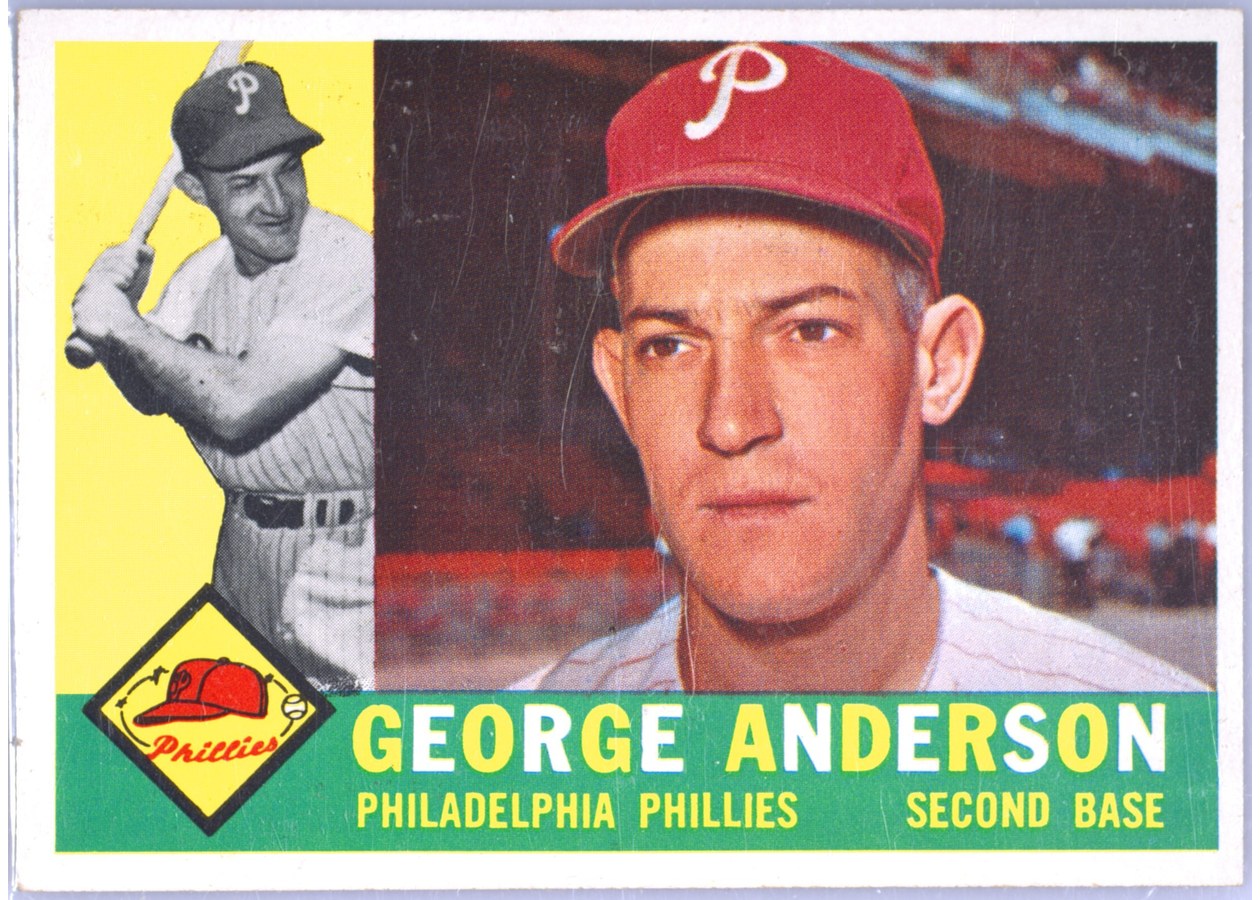 1960 Topps #34 George Anderson, Philadelphia Phillies