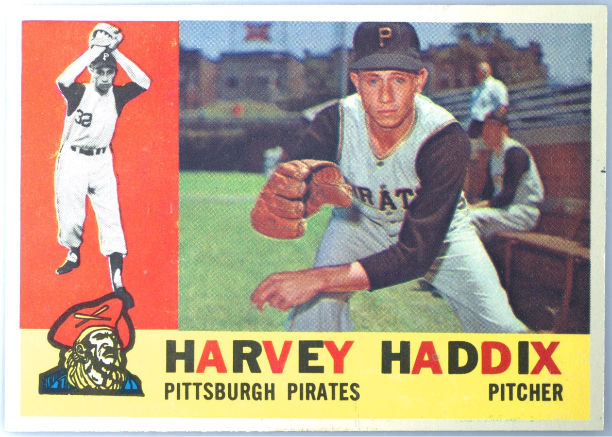 1960 Topps #340 Harvey Haddix, Pittsburgh Pirates