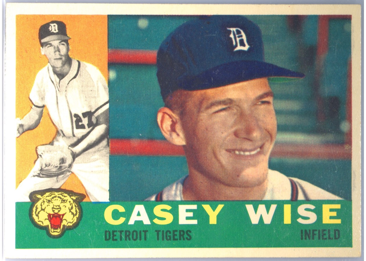 1960 Topps #342 Casey Wise, Detroit Tigers