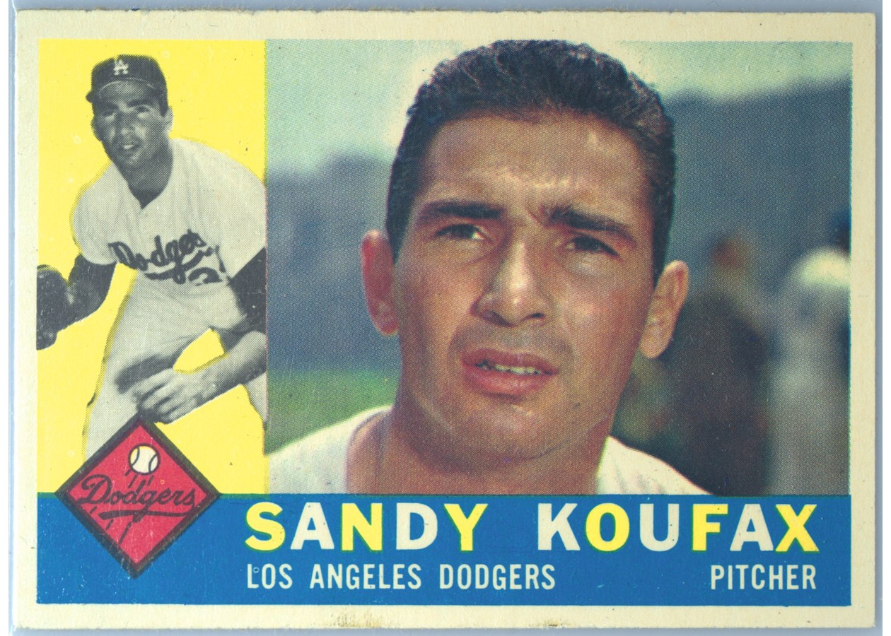 1960 Topps #343 Sandy Koufax, Los Angeles Dodgers