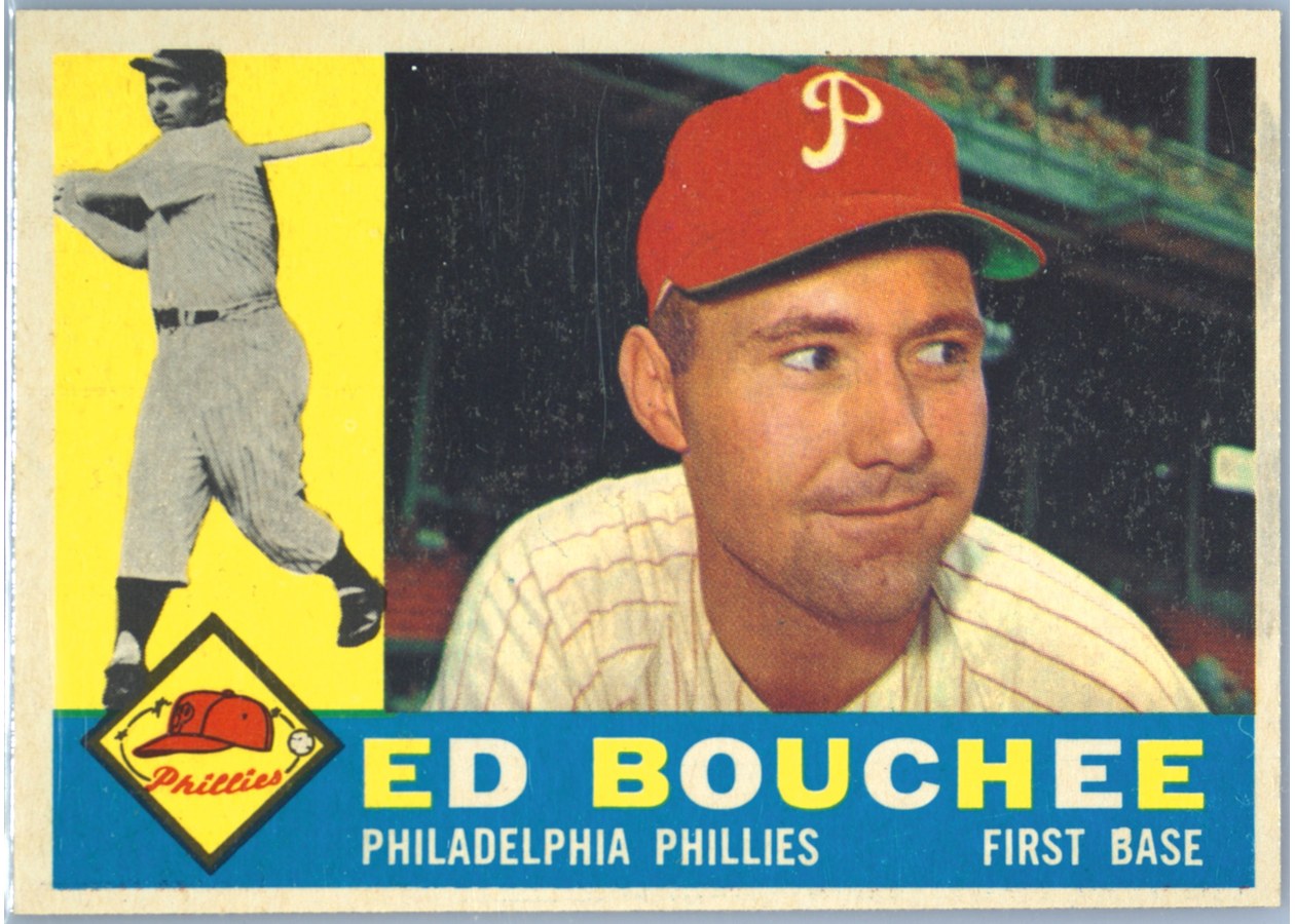 1960 Topps #347 Ed Bouchee, Philadelphia Phillies