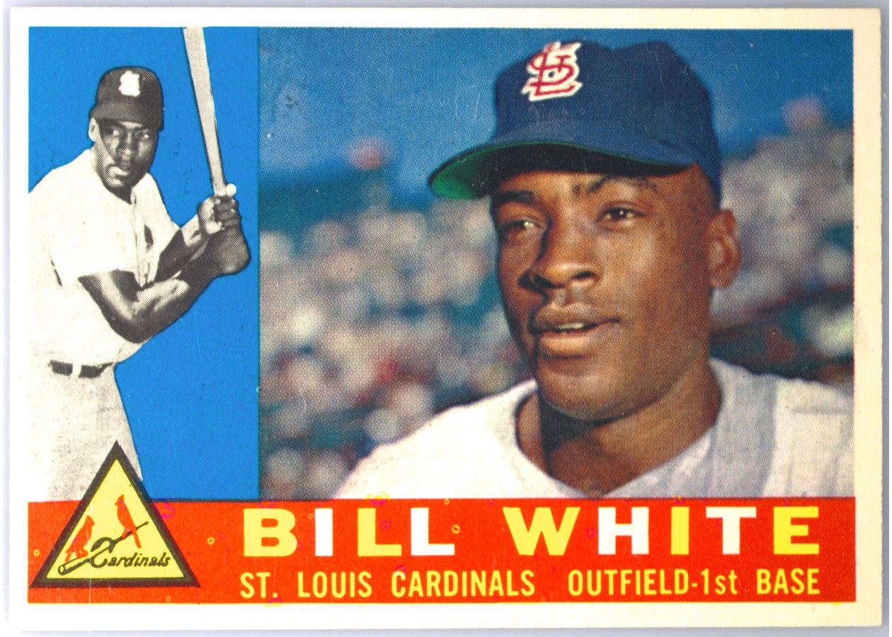 1960 Topps #355 Bill White, St. Louis Cardinals