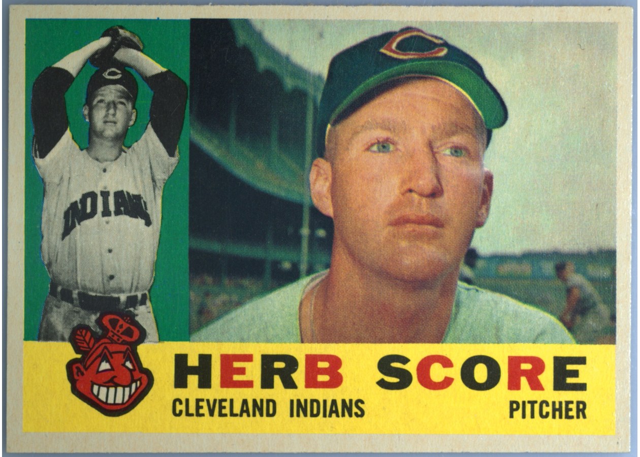 1960 Topps #360 Herb Score, Cleveland Indians