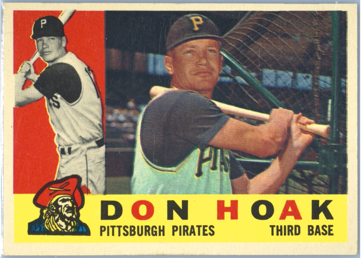 1960 Topps #373 Don Hoak, Pittsburgh Pirates