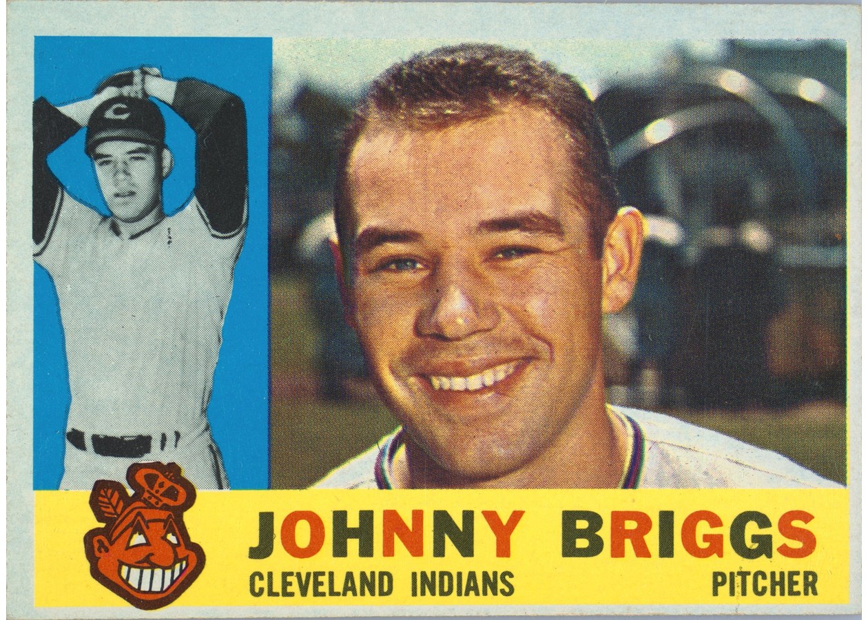 1960 Topps #376 Johnny Briggs, Cleveland Indians