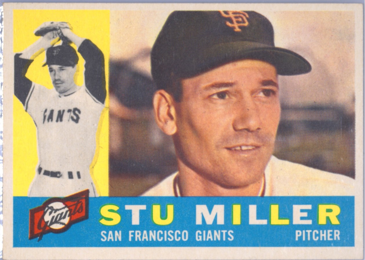 1960 Topps #378 Stu Miller, San Francisco Giants